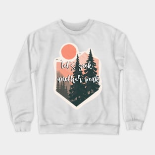 Diamond Mountain Scene Crewneck Sweatshirt